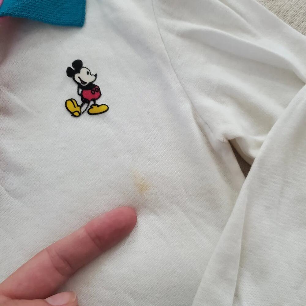 Vintage Disney Mickey Mouse Color Pop Shirt 3t - Picture 3 of 10